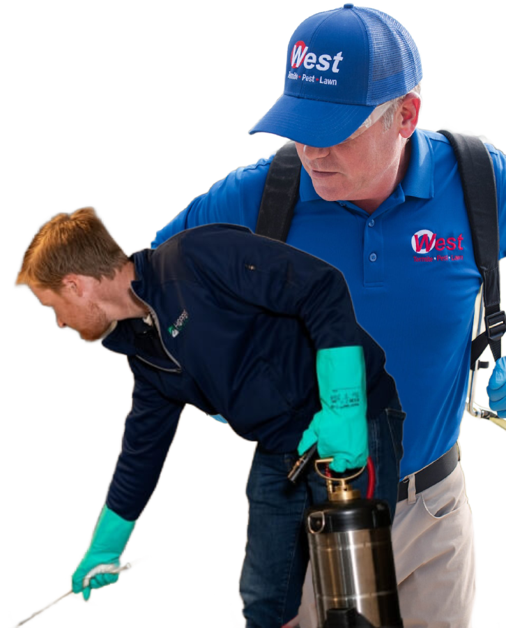 Kait and Kelli, Rock City Digital owners, stand proudly in coordinating black t-shirts and jeans next to each other, embodying an fun and positive environment.